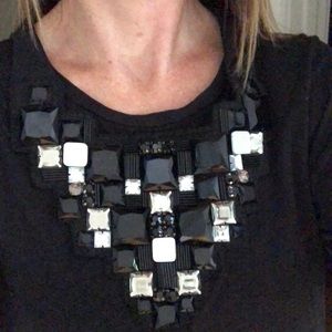 Ribbon tie necklace (Josie Natori)